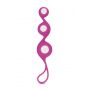 Kulki analne GLAMY Cristal Love Balls różowe 18 cm - 3