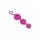 Kulki analne GLAMY Cristal Love Balls różowe 18 cm