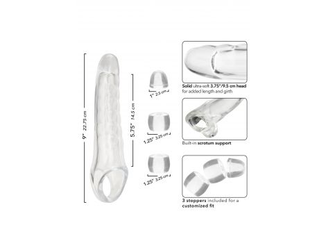 Przedłużka na penisa Performance Maxx transparentna 23 cm - 10