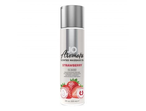 Olej do masażu JO Aromatix truskawkowy 120 ml