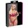Komplet bielizny Cottelli LINGERIE czerwony wet look 85B