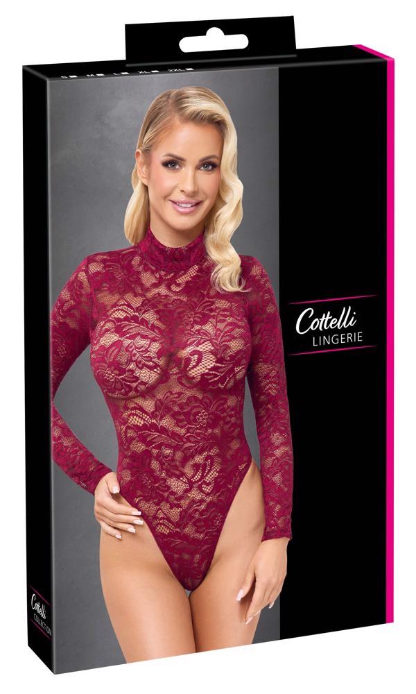 Lace Body red S - obrazek 2