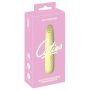 Mini wibrator Cuties silikonowy żółty USB 10,5 cm - 2