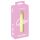 Mini wibrator Cuties silikonowy żółty USB 10,5 cm