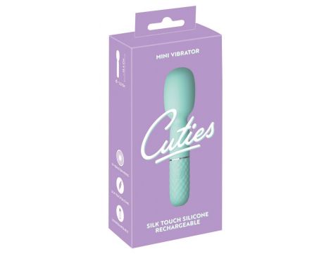 Wibrator mini Cuties zielony silikonowy USB 13 cm