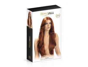 Peruka Rihana długa czerwona World Wigs