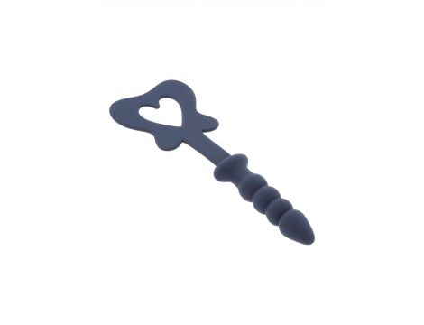 Silikonowa packa z korkiem analnym Taboom niebieska 29 cm - 5