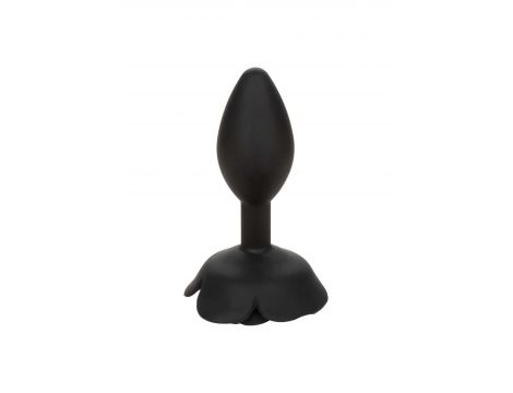 Korek analny silikonowy Calexotics Forbidden Rose duży czarny - 20