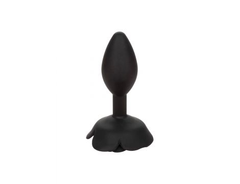 Korek analny silikonowy Calexotics Forbidden Rose duży czarny - 5