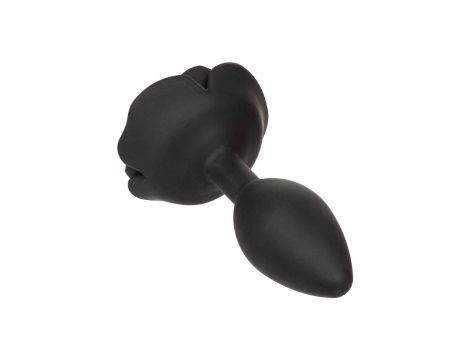 Korek analny silikonowy Calexotics Forbidden Rose duży czarny - 7