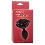 Korek analny silikonowy Calexotics Forbidden Rose duży czarny - 20