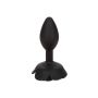 Korek analny silikonowy Calexotics Forbidden Rose duży czarny - 6