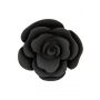 Korek analny silikonowy Calexotics Forbidden Rose duży czarny - 9