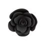 Korek analny silikonowy Calexotics Forbidden Rose duży czarny - 10