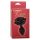 Korek analny silikonowy Calexotics Forbidden Rose duży czarny