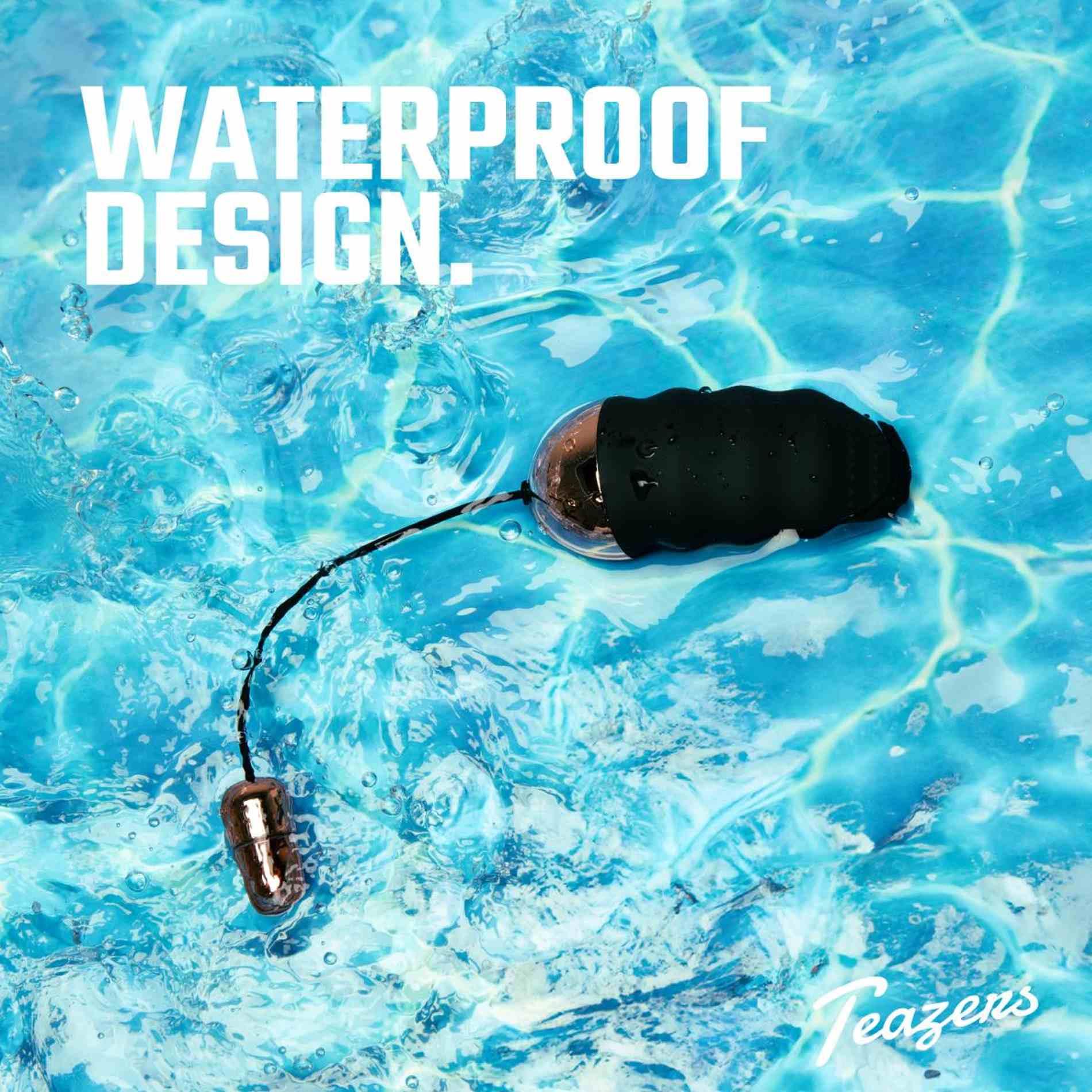 teazers ribbed vibrating egg with remote control