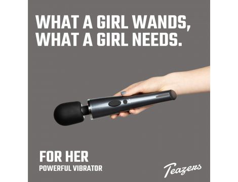 Masażer wibracyjny czarny Teazers Lightning - 13