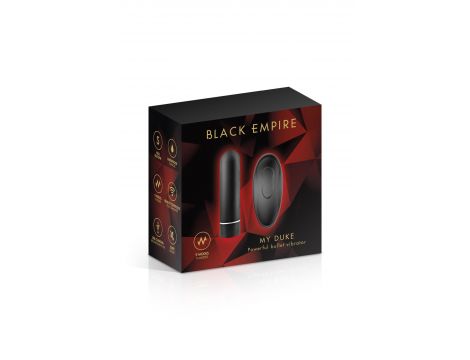 Mini wibrator My Duke z pilotem Black Empire USB - 2