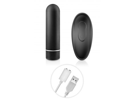 Mini wibrator My Duke z pilotem Black Empire USB - 4