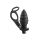 Stymulator prostaty z ringiem i plugiem AP071 czarny