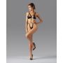 Body skórzane otwarte Obsessive czarne S/M/L - 6