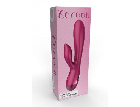 Wibrator króliczek Xocoon Endless Love silikonowy 19 cm różowy - 2