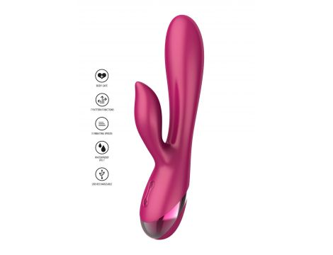 Wibrator króliczek Xocoon Endless Love silikonowy 19 cm różowy - 10