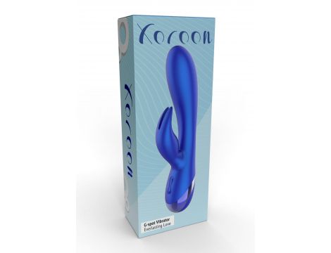 Wibrator króliczek Xocoon Everlasting Love niebieski 19 cm - 2