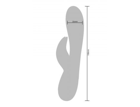 Wibrator króliczek Xocoon Everlasting Love niebieski 19 cm - 12