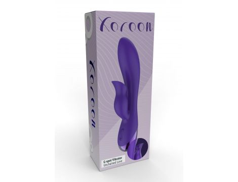 Wibrator króliczek Xocoon Unchained Love silikonowy fioletowy 19 cm - 2