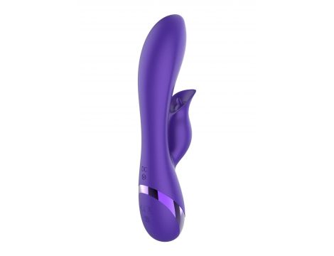 Wibrator króliczek Xocoon Unchained Love silikonowy fioletowy 19 cm - 4