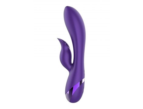Wibrator króliczek Xocoon Unchained Love silikonowy fioletowy 19 cm - 6
