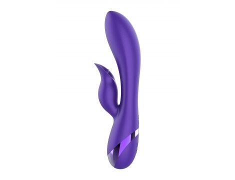 Wibrator króliczek Xocoon Unchained Love silikonowy fioletowy 19 cm - 7