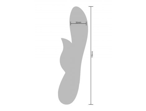 Wibrator króliczek Xocoon Unchained Love silikonowy fioletowy 19 cm - 12