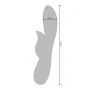 Wibrator króliczek Xocoon Unchained Love silikonowy fioletowy 19 cm - 13