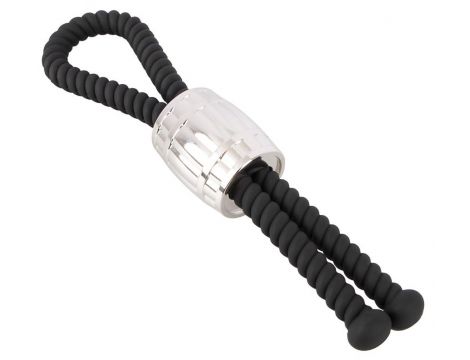 Pierścień erekcyjny Rebel Heavy Rope silikonowy czarny - 4