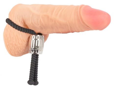 Pierścień erekcyjny Rebel Heavy Rope silikonowy czarny - 8