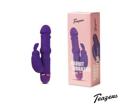Teazers Silicone Rabbit Vibrator - Purple - 11