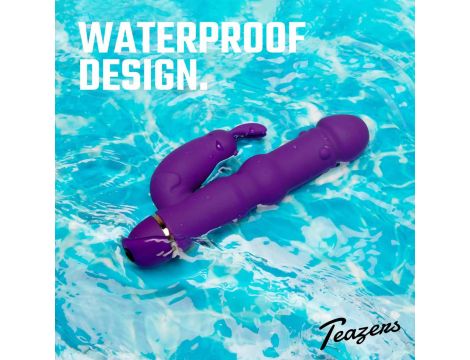 Teazers Silicone Rabbit Vibrator - Purple - 2