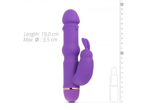 Teazers Silicone Rabbit Vibrator - Purple - 7