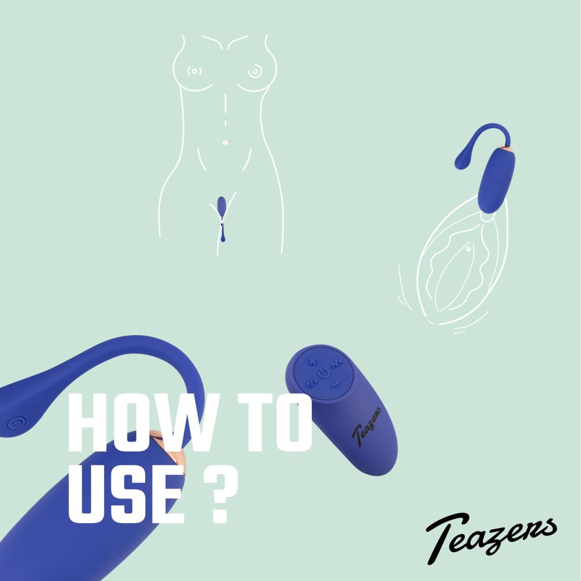 teazers vibrating egg with remote control