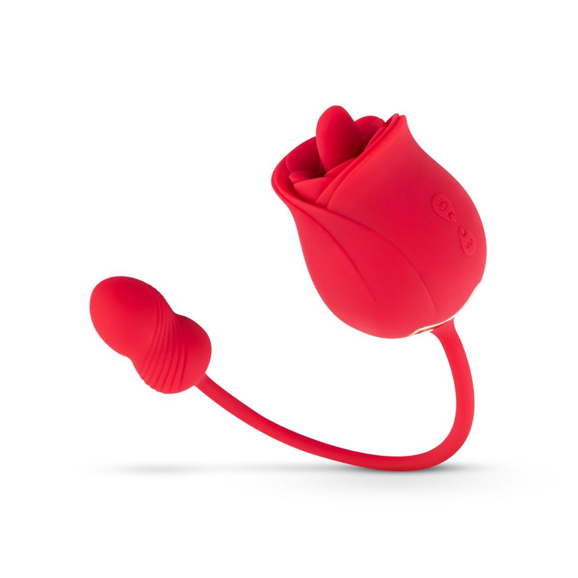 teazers rose vibrator and clitoris stimulator