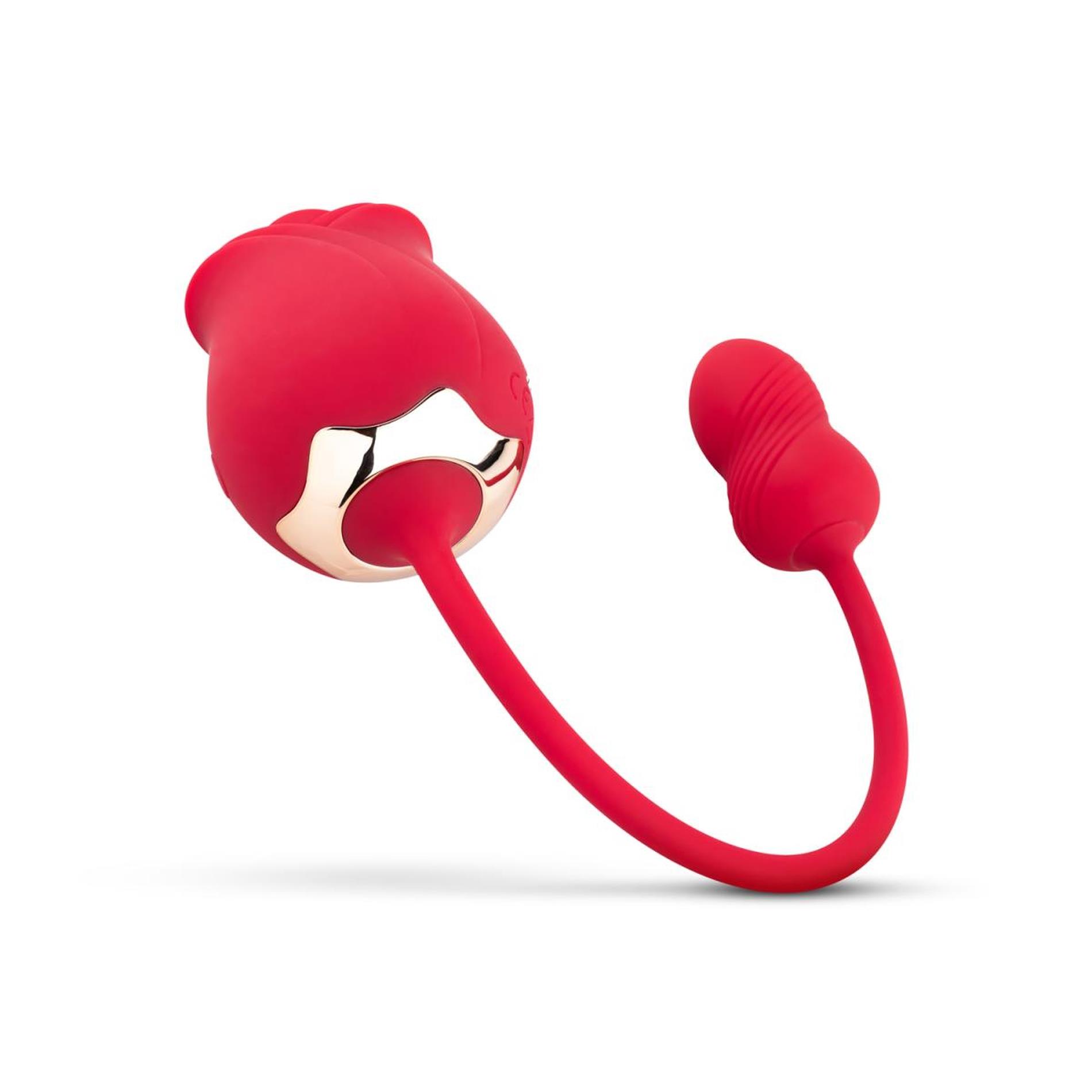 teazers rose vibrator and clitoris stimulator