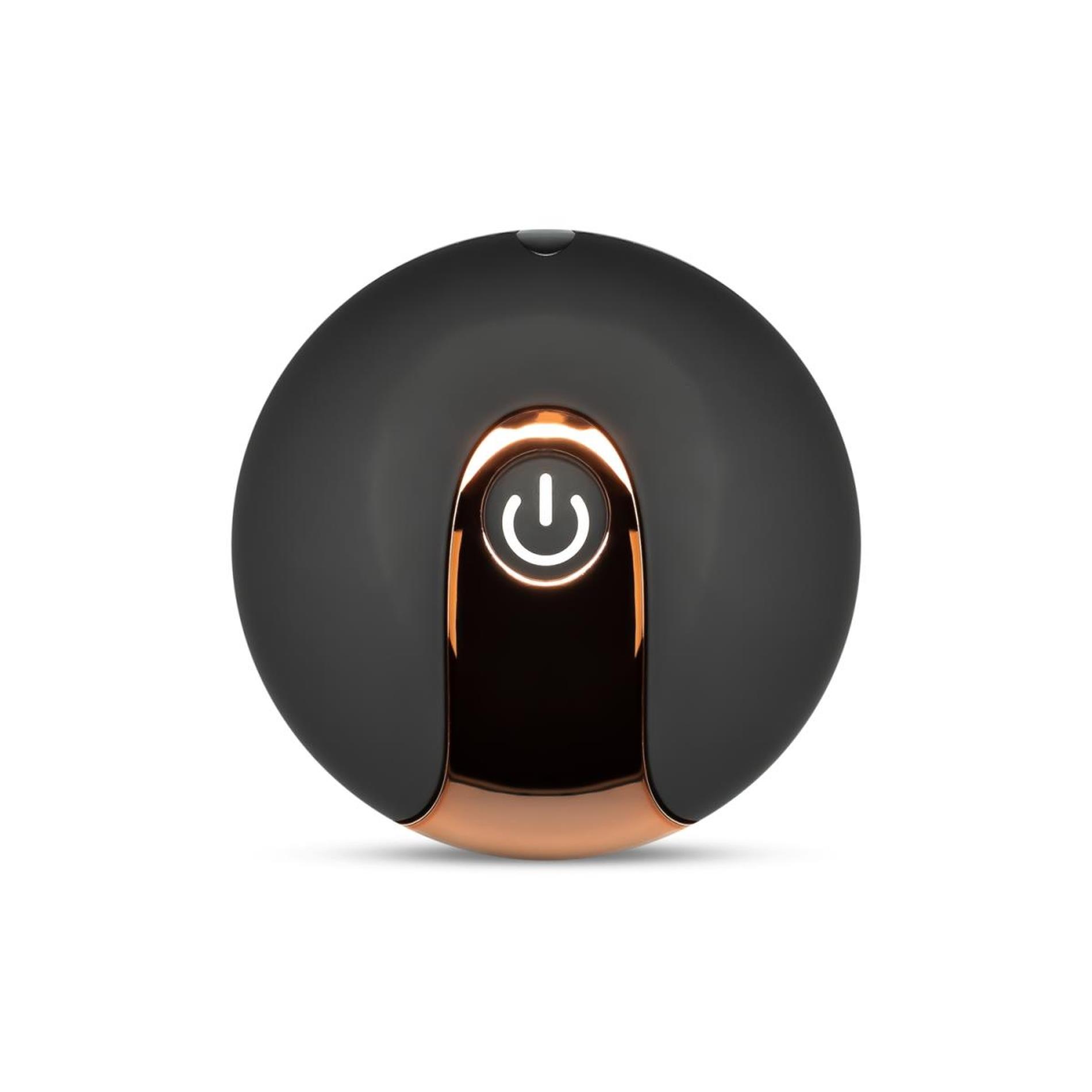 luxurious vibrating egg w/ remote control - black