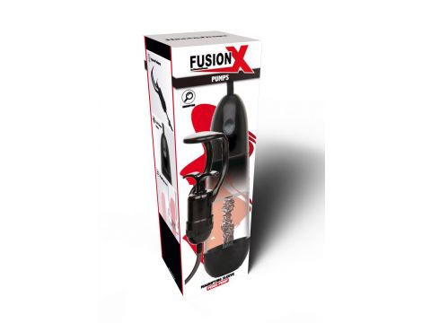 Pompka do penisa Fusion X z powiększającym rękawem 30,5 cm - 3