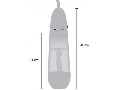 Pompka do penisa Fusion X z powiększającym rękawem 30,5 cm - 14