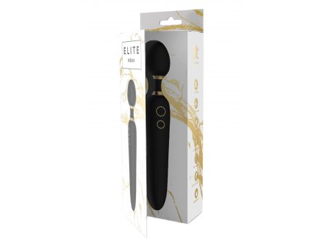 Wibrator wand dualny Elite Dream Toys silikonowy USB 23 cm - 5