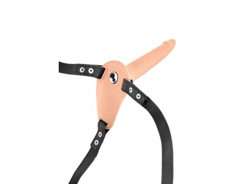 Strap-on wibrujący miękki Fetish Tentation silikonowy USB 15 cm - 4