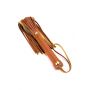 Bicz flogger Blaze Elite koniakowy skóra PU 30 cm Dream Toys - 2
