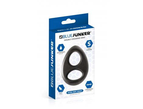 Podwójny pierścień erekcyjny Blue Junker Mike niebieski - 2
